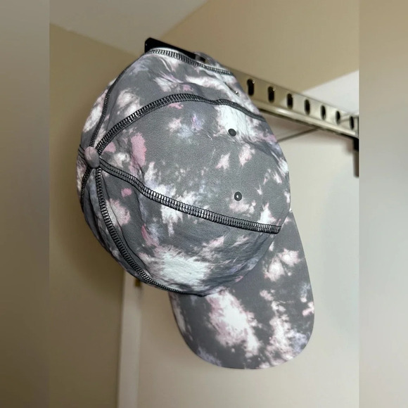 NWT Lululemon Baller Hat Soft Intersperse Pink Multi Pink Gray Tie Dye - Picture 5 of 12